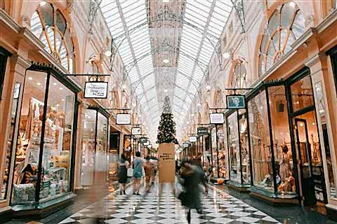 Store Interior Architectural Design.