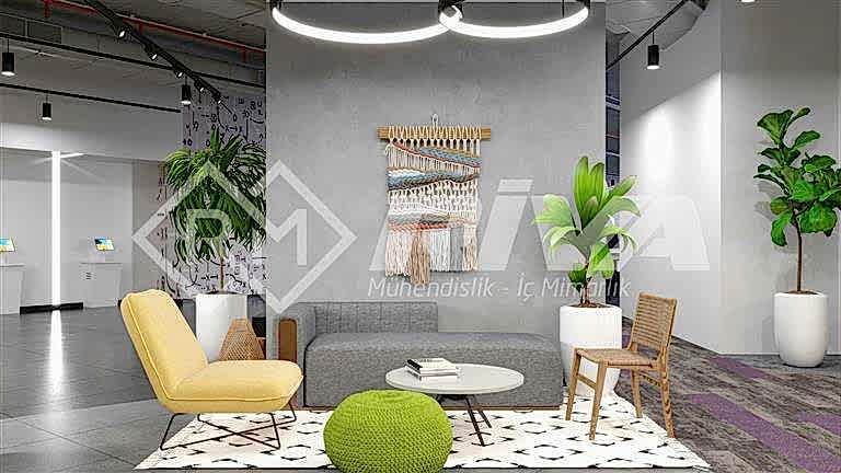 Ankara’da Yeni Nesil Çalışma Alanları: Ofislerde Genç ve Dinamik Tasarımlar.