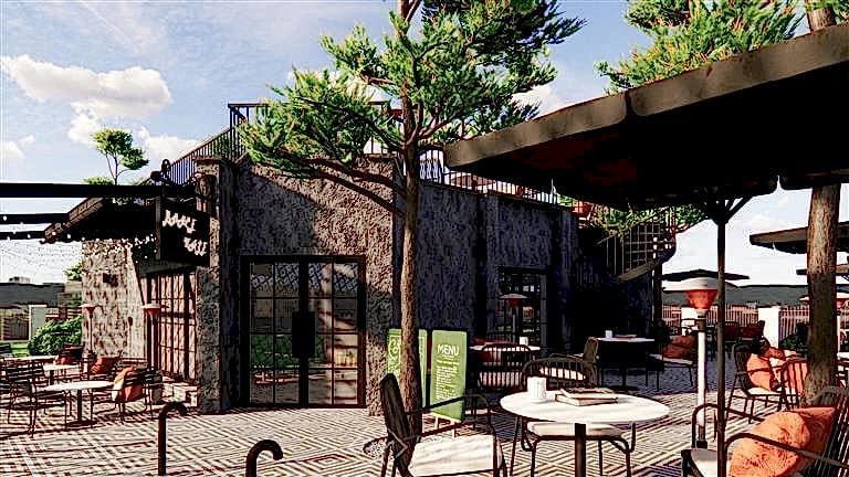 Bahçe Kale Cafe Projesi.